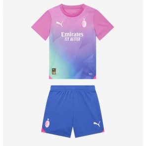 AC Milan Replica Third Stadium Kit for Kids 2023-24 Short Sleeve (+ pants)